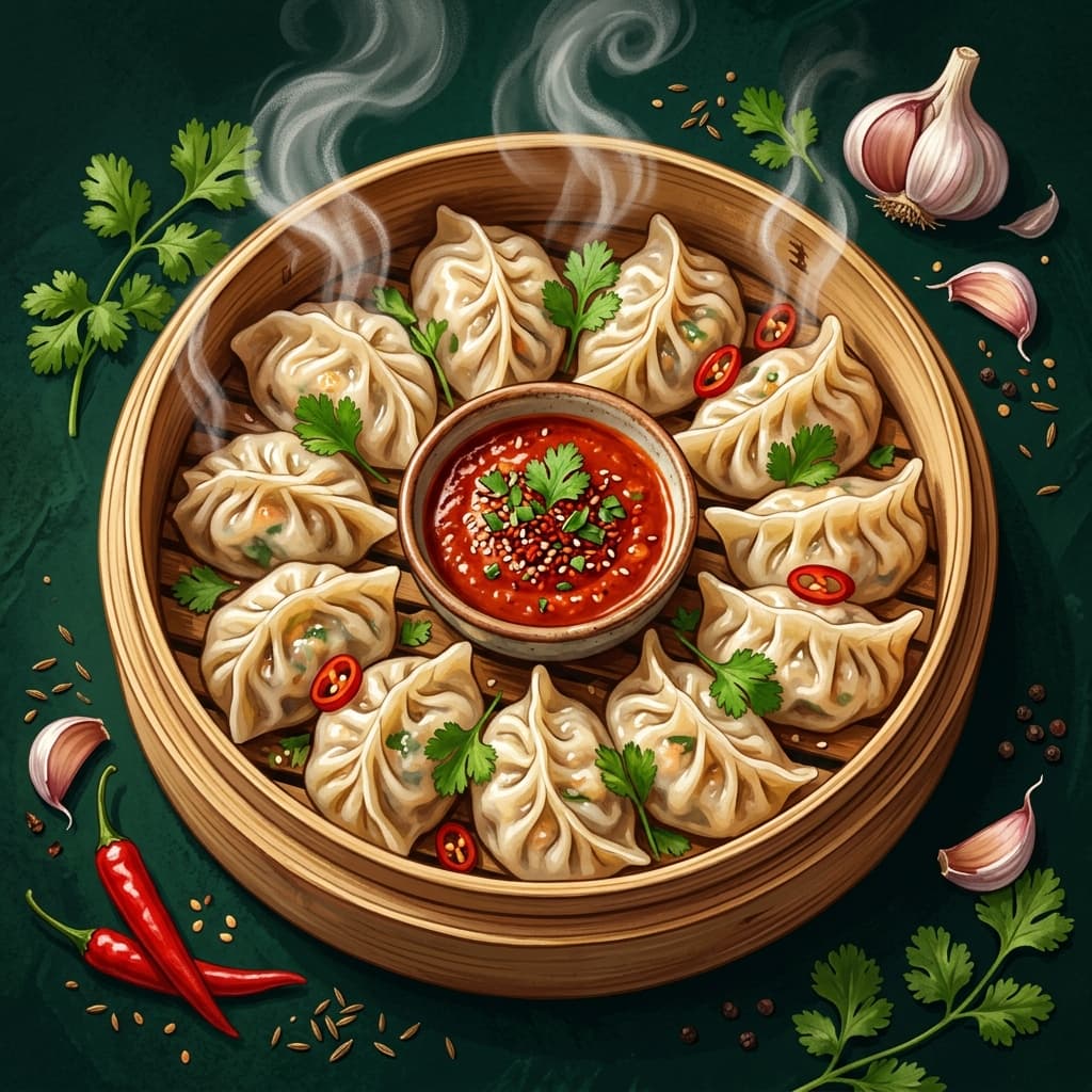Crispy Momos